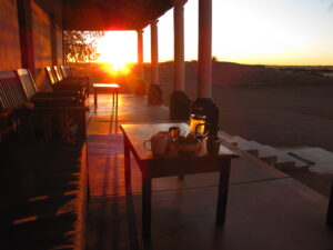 Sunset on Stoep